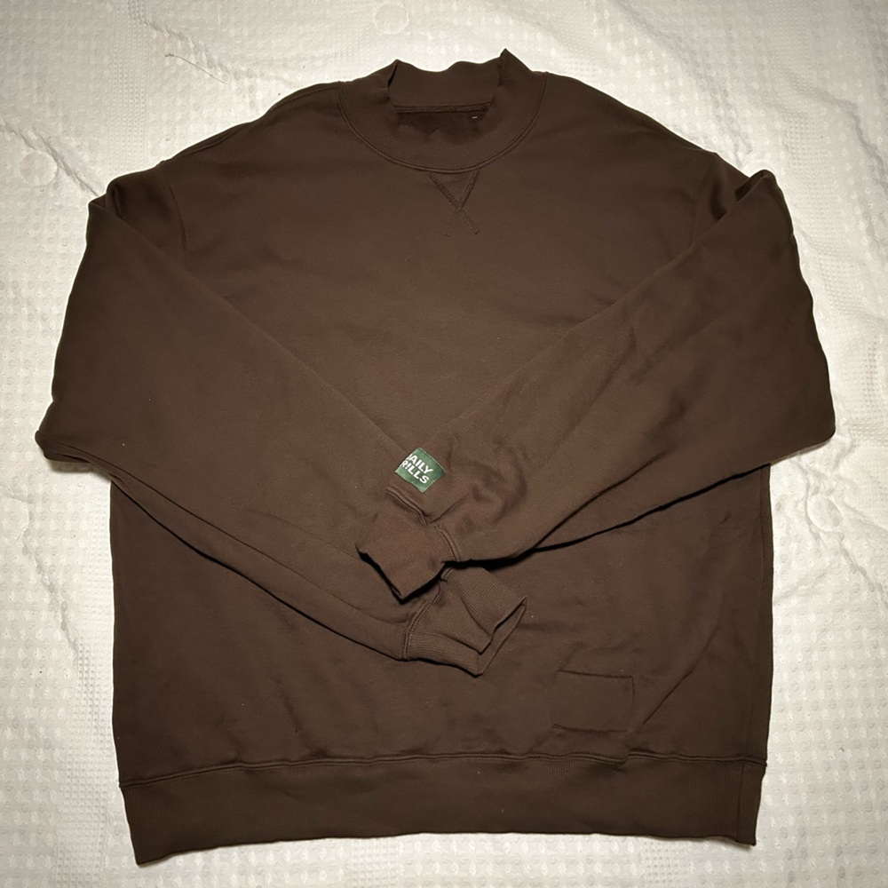 Daily Drills Brown Sweatshirt